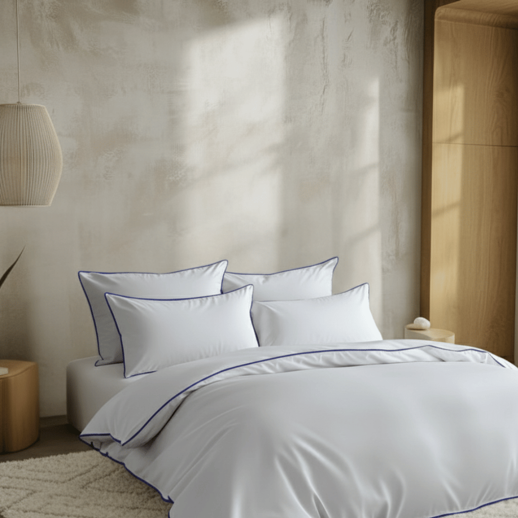 Egyptian Cotton – Pure Piping – Zen Staple Blue