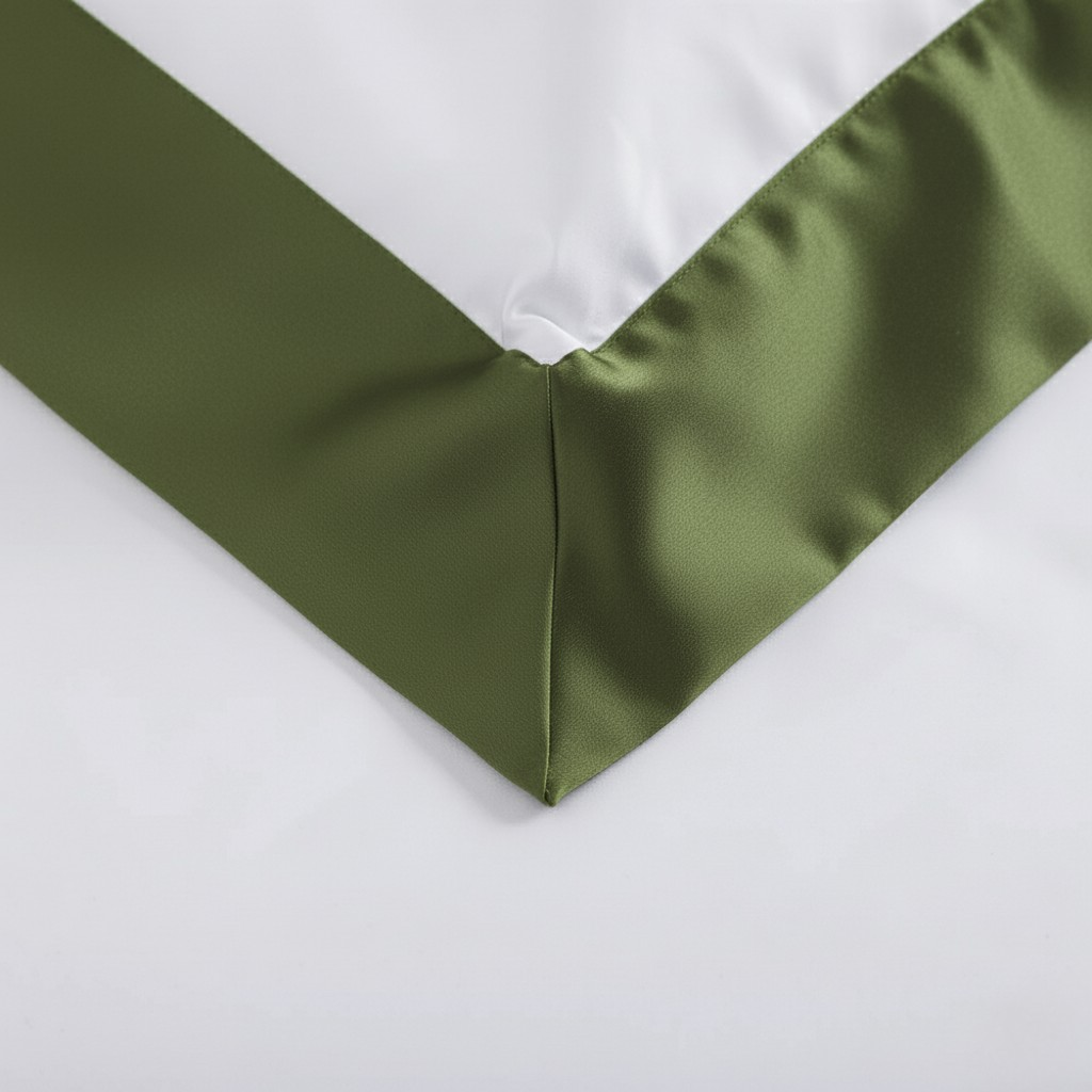 Egyptian Cotton – Border – Zen Classic Olive Green