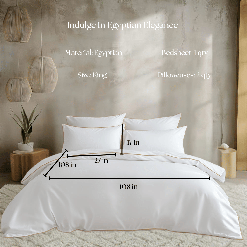 Egyptian Cotton – Pure Piping – Zen Classic Staple Taupe